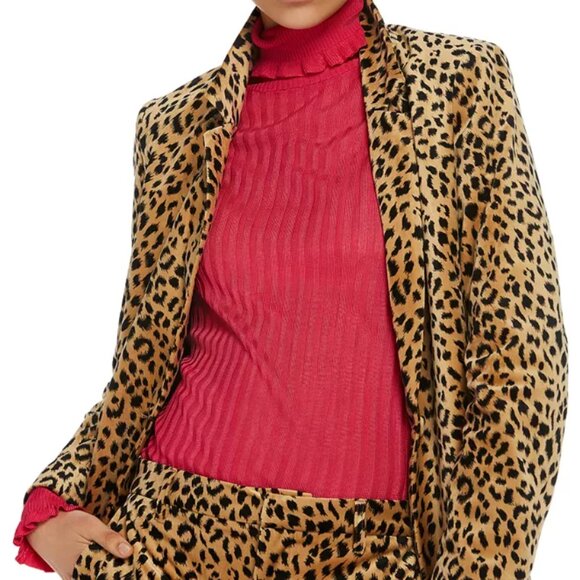 Scotch & Soda Leopard Print Blazer - Picture 1 of 8